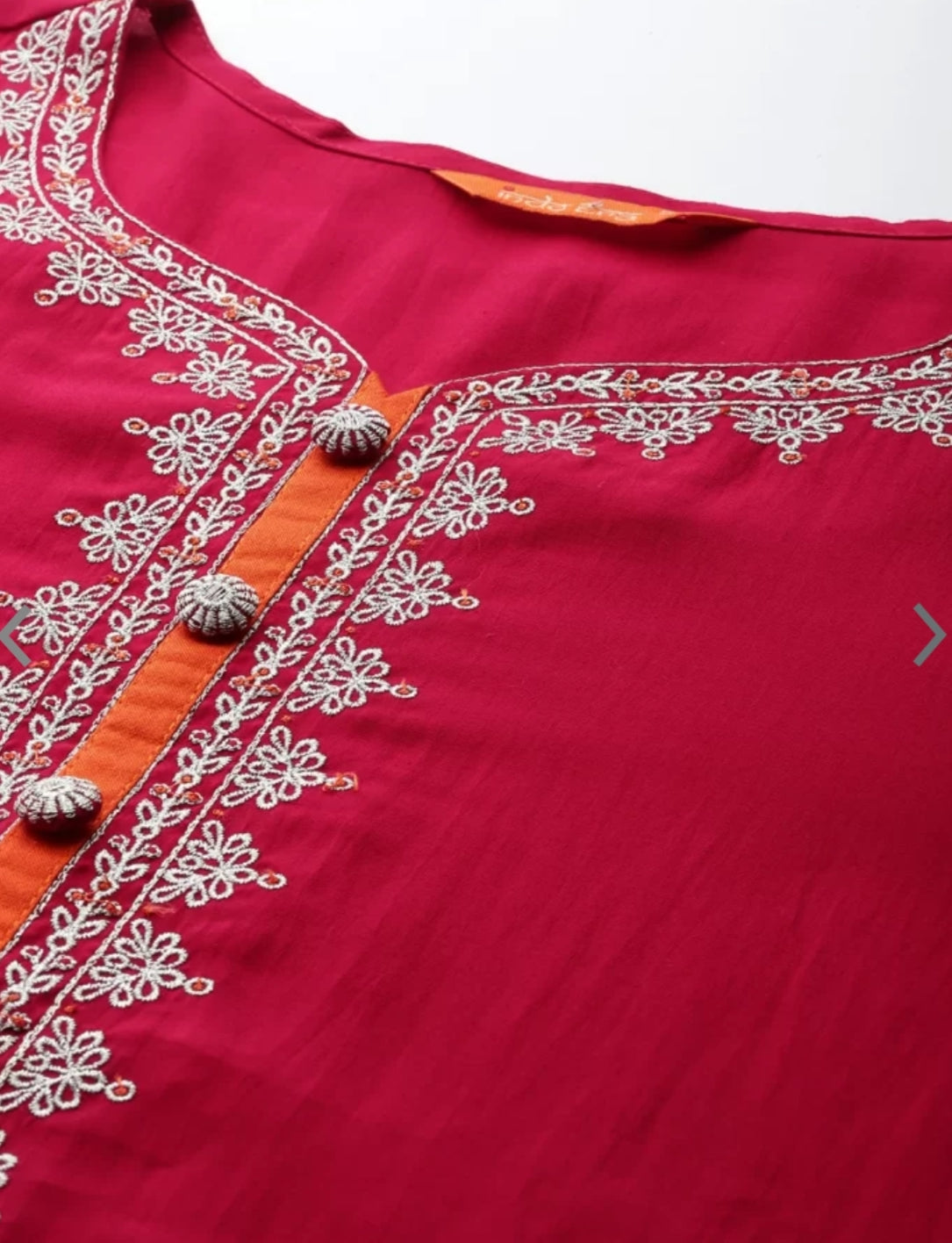 Pink and orange kurta sets