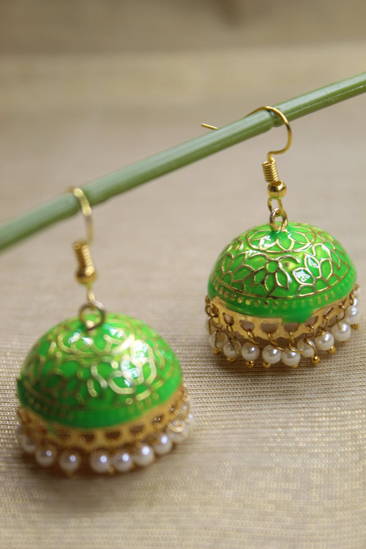 Light Green jhumka