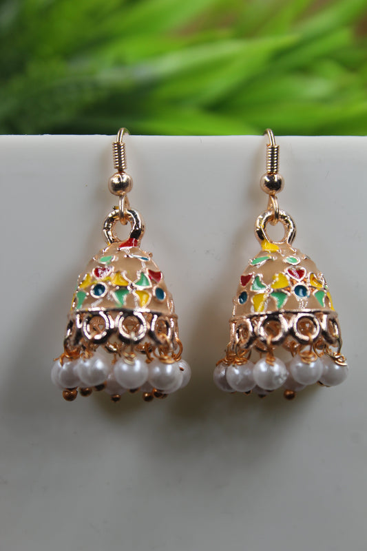 Multi Colour Jhumka