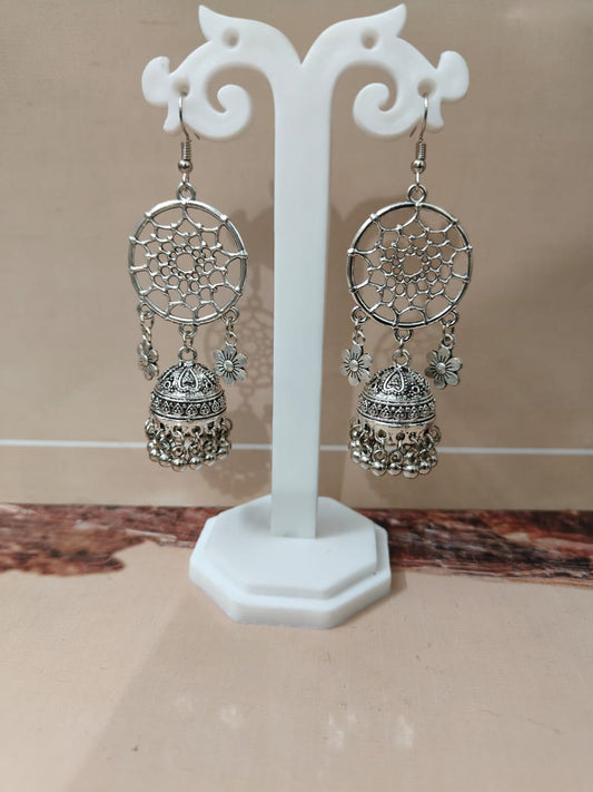 oxidized Dangler jhumkas