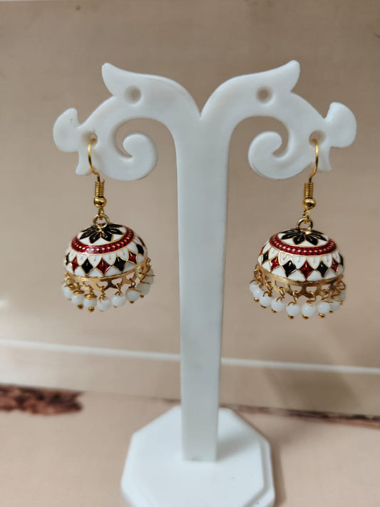 meenakari jhumka