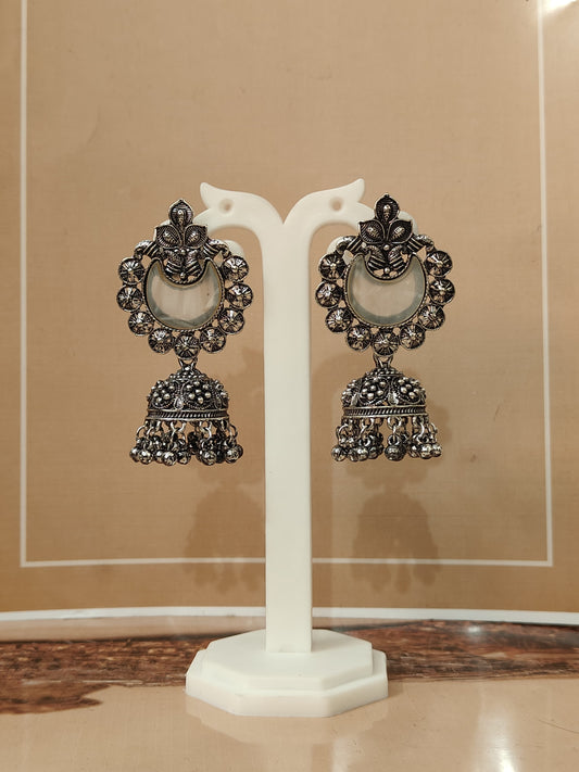 oxidized jhumka